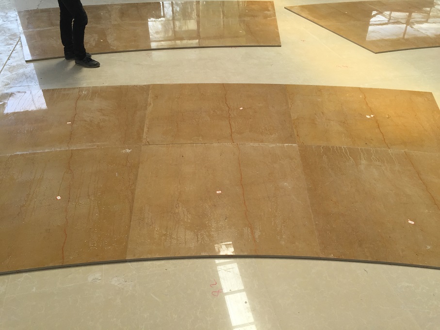 King Gold Marble wall panels