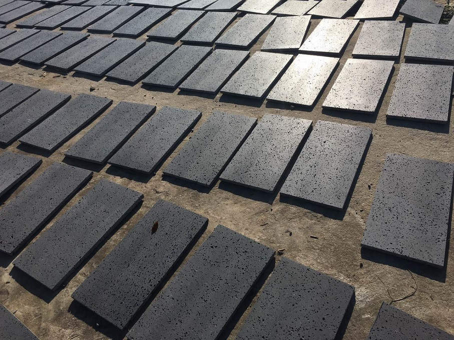 black basalt lavastone floor tiles