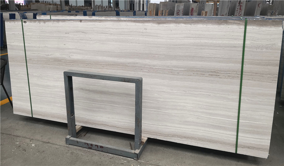 white wood marble slab